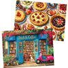 2 Pack 500 Pieces Puzzle for mature-themeds Bookstore Jigsaw Puzzles 500 Pieces Delicious Pie Dessert Puzzles for mature-themeds 500 Piece Colorful enhanced Cardboard Puzzle Family Activity Gift 20.5x15 in