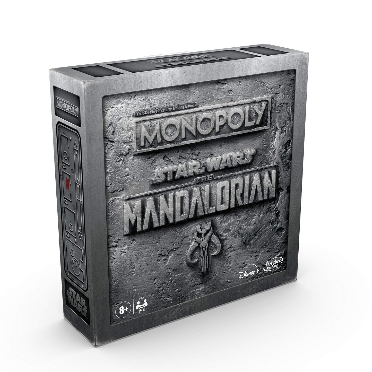 Hasbro Gaming Monopoly: Star Wars Mandalorian Edition Board Game - Protect Baby Yoda, Grey, Model F1276, Cardboard