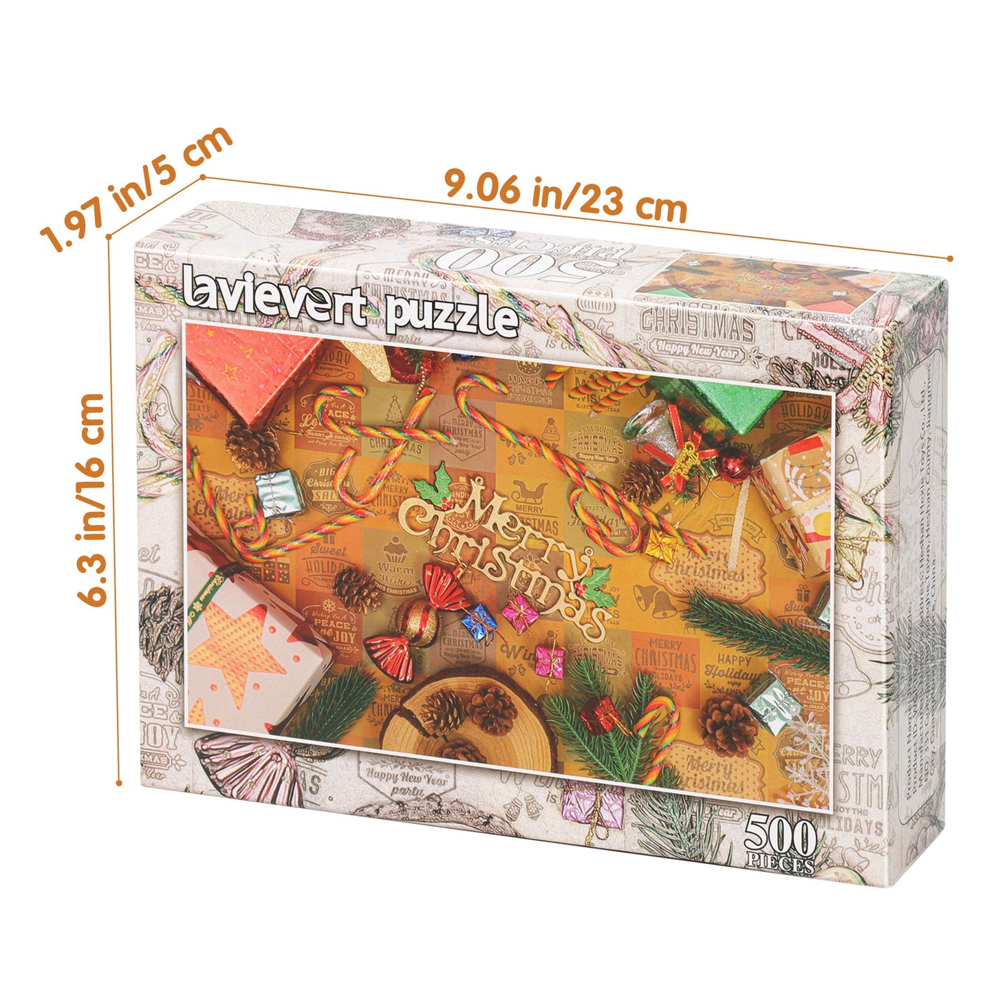 Lavievert 500 Piece Jigsaw Puzzle Game For Adults And Kids - Presents, Candies