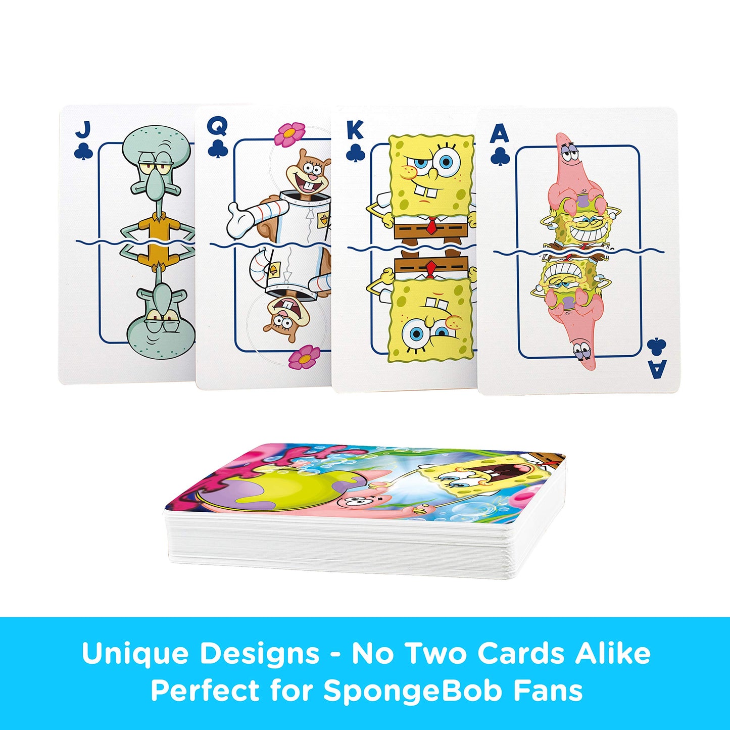 Aquarius Spongebob Playing Cards - Spongebob Squarepants Cast Deck Of Cards For Your Favorite Card Games - Officially Licensed Spongebob Merchandise & Collectibles