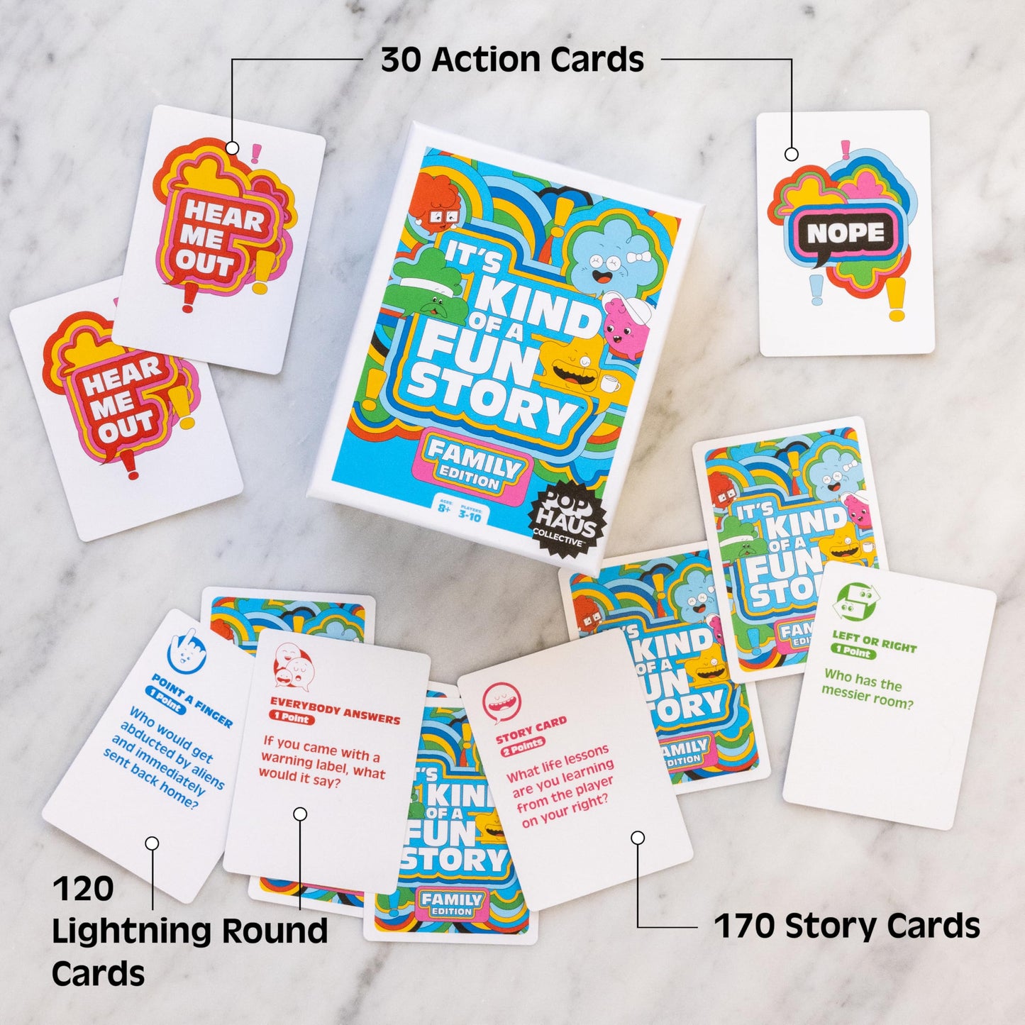 It'S Kind Of A Fun Story Family Edition - Hit Party Game For All Ages [Perfect For Family Gatherings, Friends, Game Nights, Slee