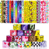 LovesTown Kids Slap Bracelets, 48PCS Slap Wristbands Snap Bracelets Emotions Camouflage Leopard Print Galaxy for kids Party Favo