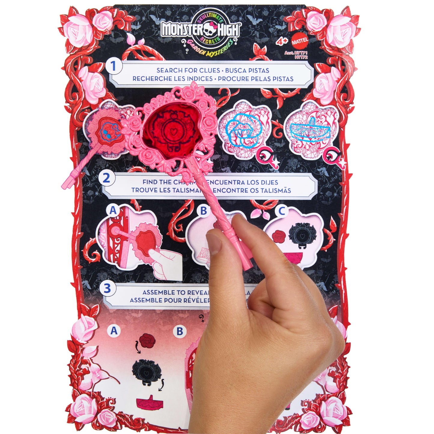 Monster High Skulltimate Secrets Doll & Accessories Set, Garden Mysteries Draculaura With Reveal Closet & 19+ Tea Party Surprise