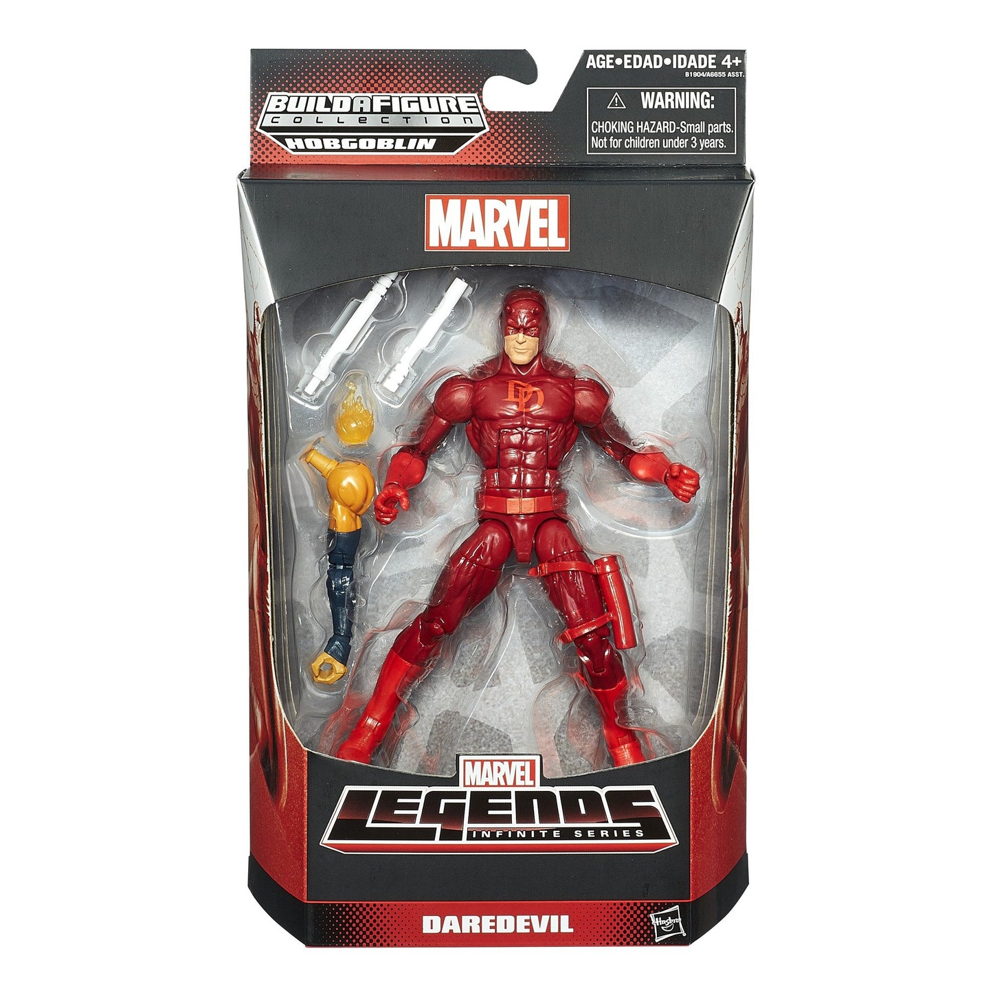 Marvel Legends Daredevil 6" Action Figure - Red Plastic - Model B1904AS0