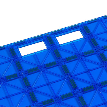 Playmags Super Durable Building Stabilizer Tile With Carrying Handle For Easy Play, 12 X 12. Great Add On To All Magnet Tiles Sets, Works With All Leading Brands (1 Pack - Colors May Vary)