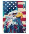 Petrala Jigsaw Puzzles 1000 Pieces For Adults Bald Eagle 1000 Piece Puzzle For Adults Fun American Flag Patriotic Jigsaw Puzzles For Adults Kit With Letters On Back, Fit Together Perfectly