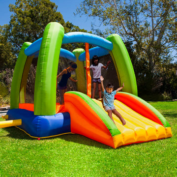 Sportspower My First Jump N Play Bounce House with Slide with Blower