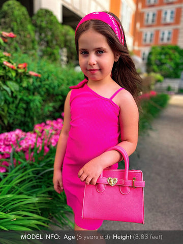 Mibasies Kids Purse For Little Girls Gift Toddler Crossbody Handbags(Hot Pink)