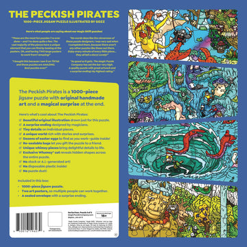 The Peckish Pirates 1000-Piece Jigsaw Puzzle by Magic Puzzle Company - Series Four, Multicolor Adventure for Puzzle Enthusiasts
