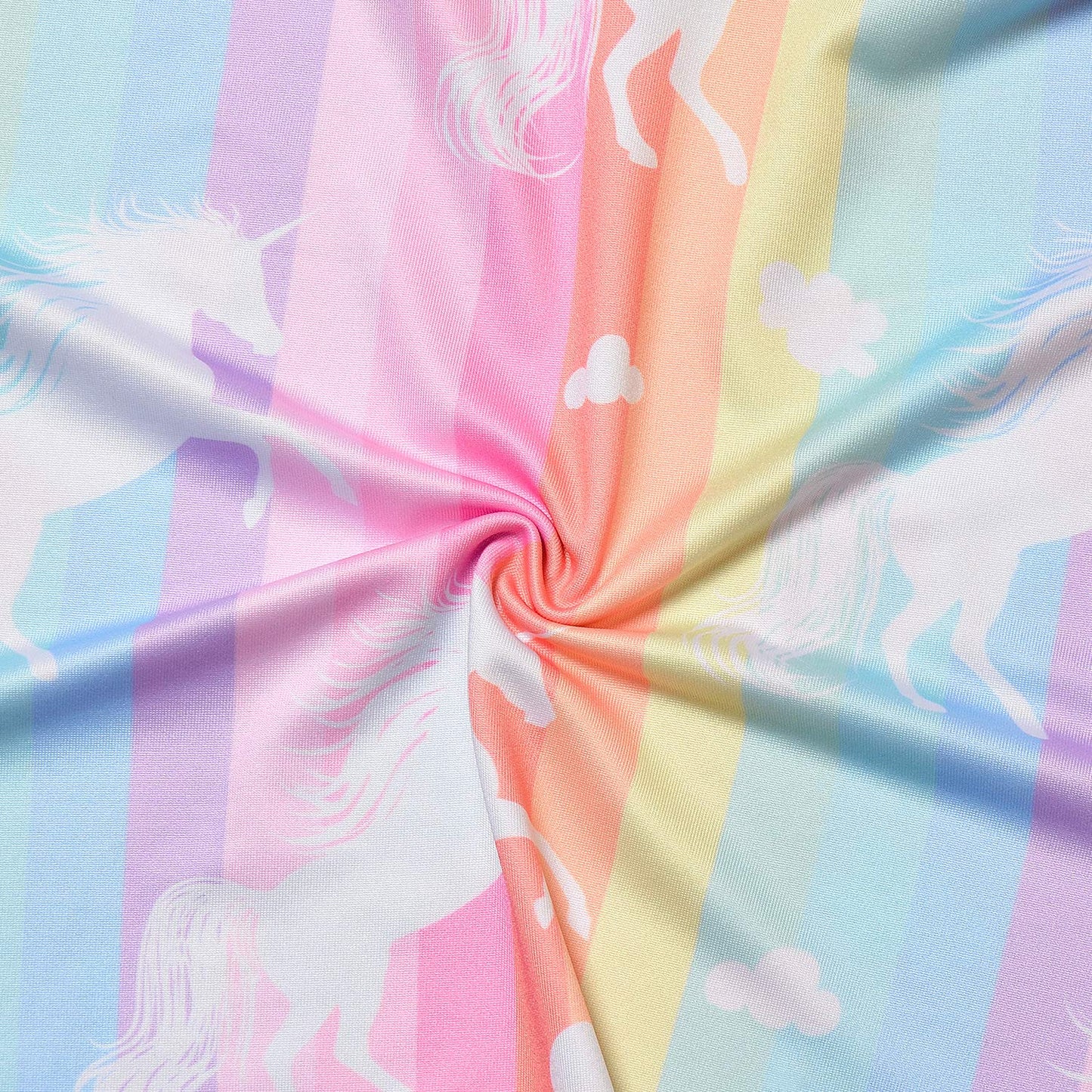 Rainbow Unicorn Dresses Matching Doll & Girls 5T 6T Birthday Party Gift Clothes