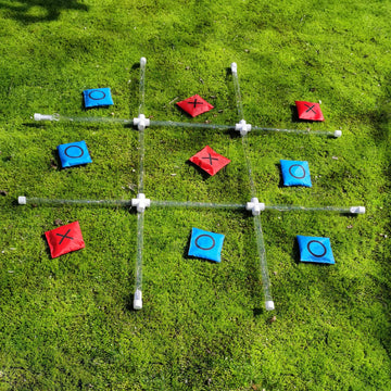 Generic Outdoor Giant Tic Tac Toe Game - Glow in the Dark Yard Game for Family Fun