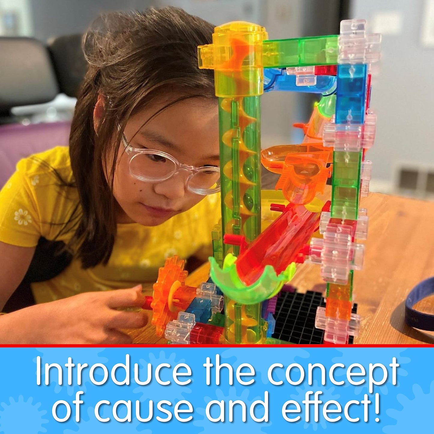 The Learning Journey: Techno Gears Marble Mania Zoomerang 2.0 - Stem Construction Set – Award Winning Learning Toys & Gifts For Children Ages 6-12 Years (80+ Pieces)