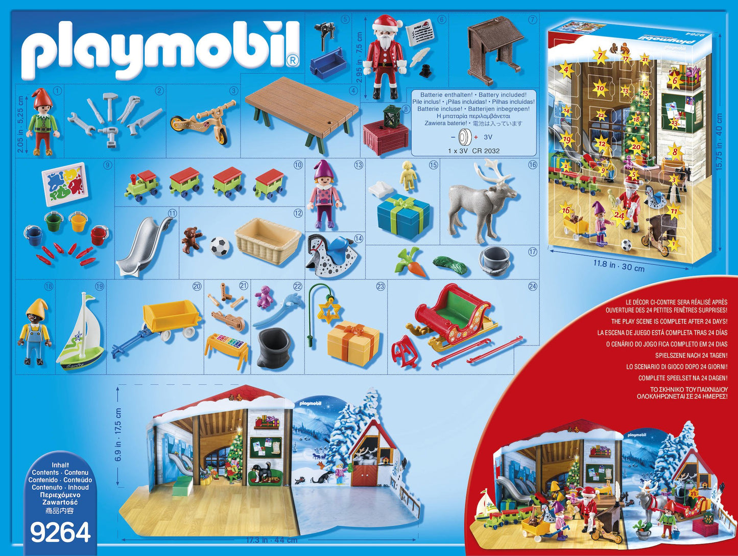 Playmobil Advent Calendar - Santa'S Workshop (9264)