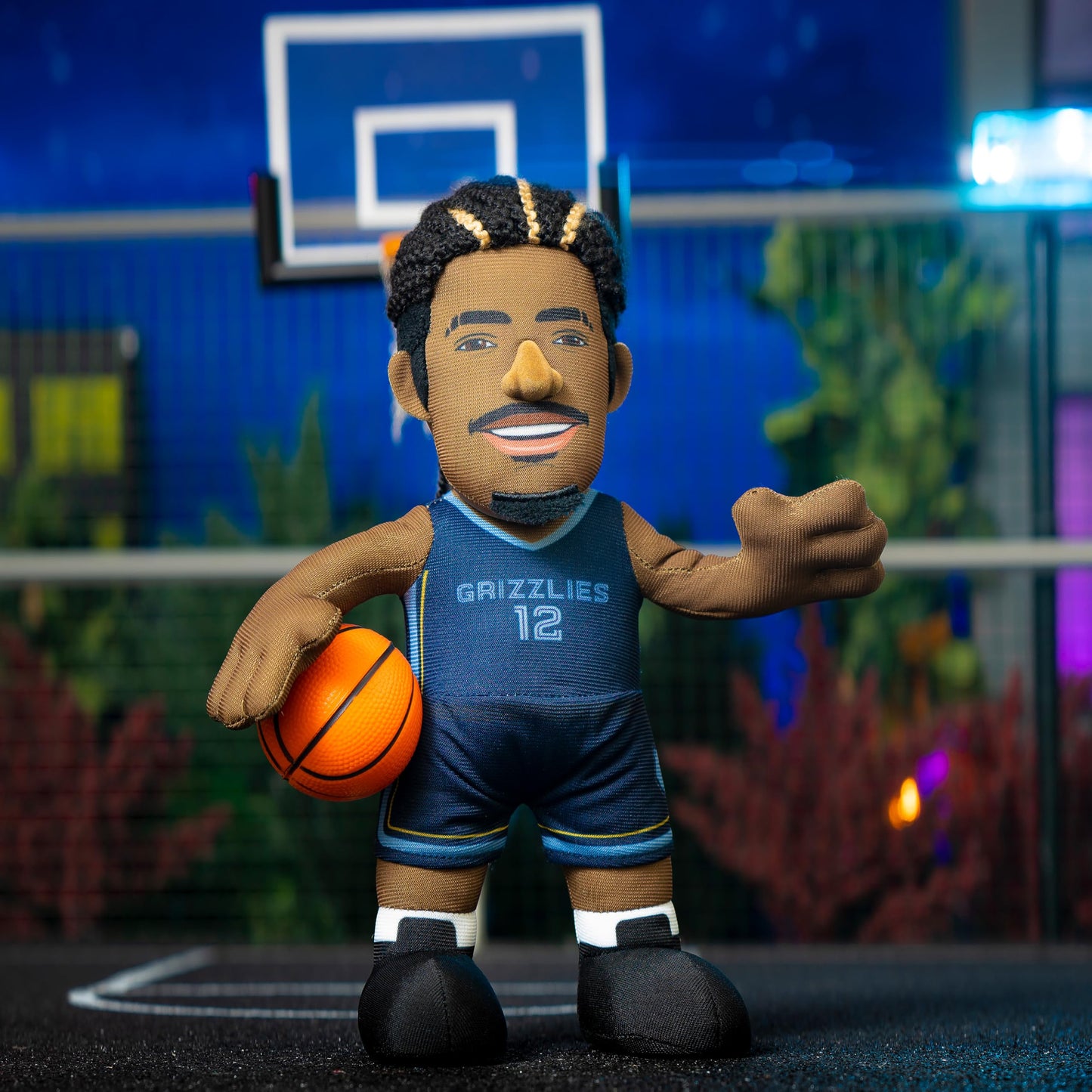 Bleacher Creatures Memphis Grizzlies Ja Morant 10'' Nba Plush Figure - A Superstar For Play Or Display