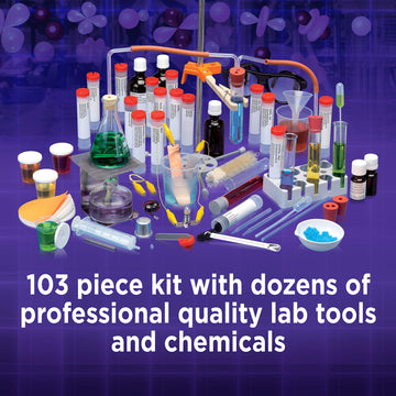 Thames & Kosmos Chem C3000 (V 2.0) Chemistry Set | Science Kit With 333 Experiments & 192 Page Lab Manual, Student Laboratory Quality Instruments & Chemicals, Multi, 21.3' Large X 7.2' W X 14.6' H (640132)