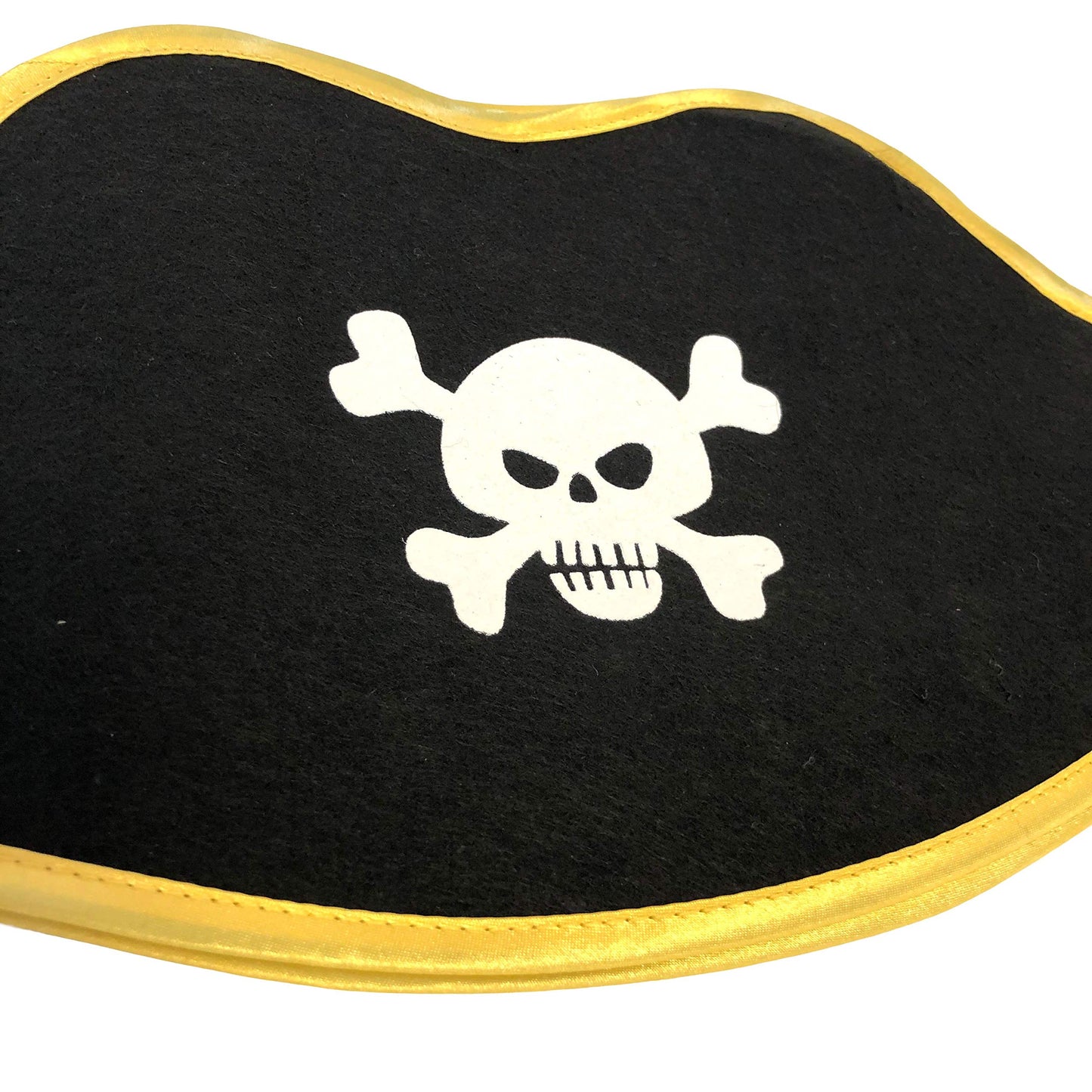 Liontouch - Pirate Hat - Captain Red Stripe | Age 3-8 Years - One Size Fits All | Pretend Play Toy For Kids & Toddlers with Skul