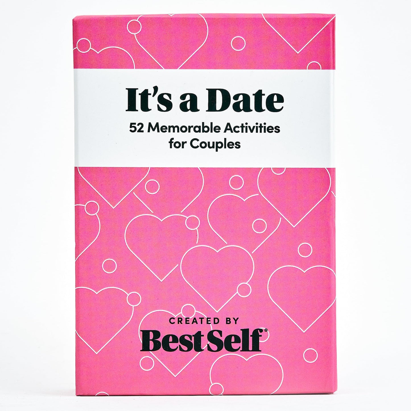 BestSelf Its A Date - 52 Memorable Date Ideas for Couples - A Fun Date Night Card Game to Add to Your Couples Games Collection.