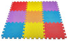 PowerTRC 10-Piece Interlocking Floor Mats - EVA Safety Exercise Mat, Soft Play Tiles, 10 Sq Ft, Ideal for Kids and Garage Flooring