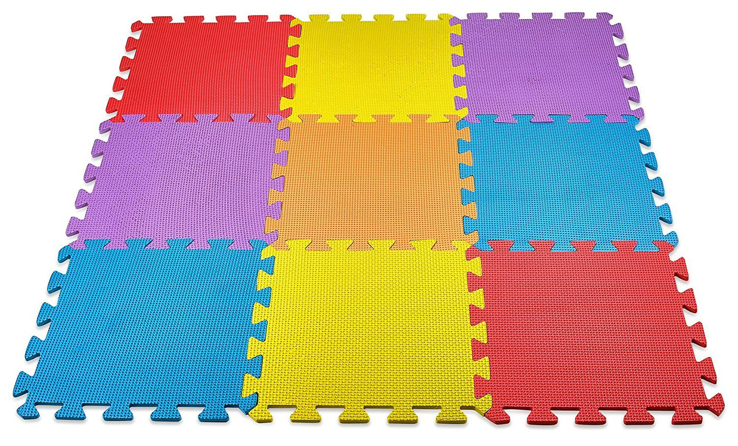 10-Piece Interlocking Floor Mats, Exercise Mat, Safety Play Floor Mat For Kids Tiles Cushions Soft Interlocking Exercise Mats Garage Flooring Protector (10 Square Ft)
