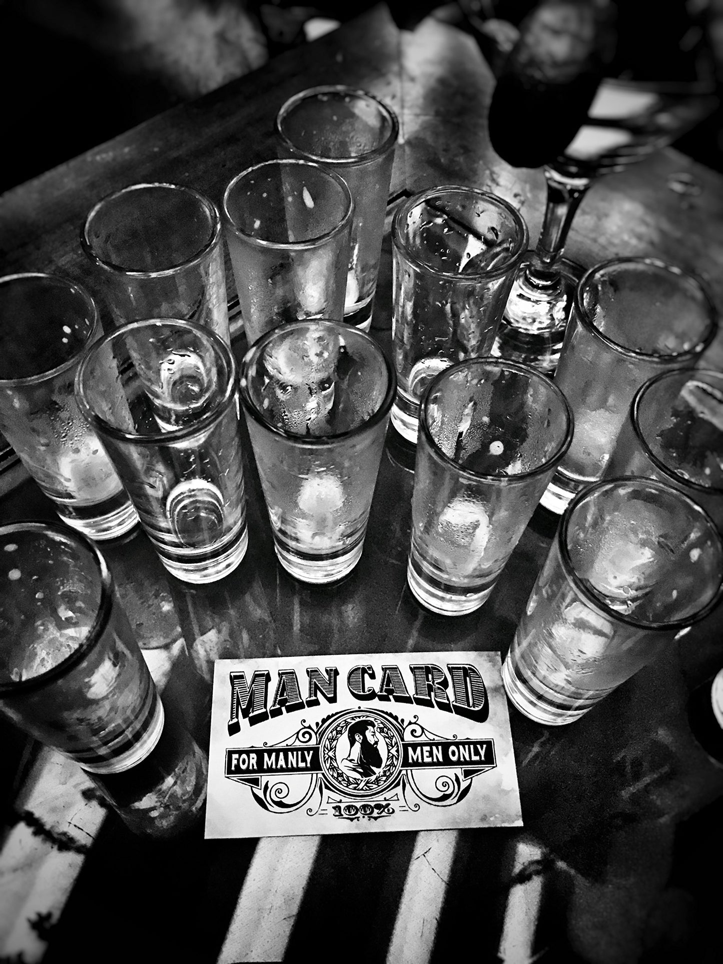 SATOHA MAN CARD - Masculine-themed Business Cards (10 pack)