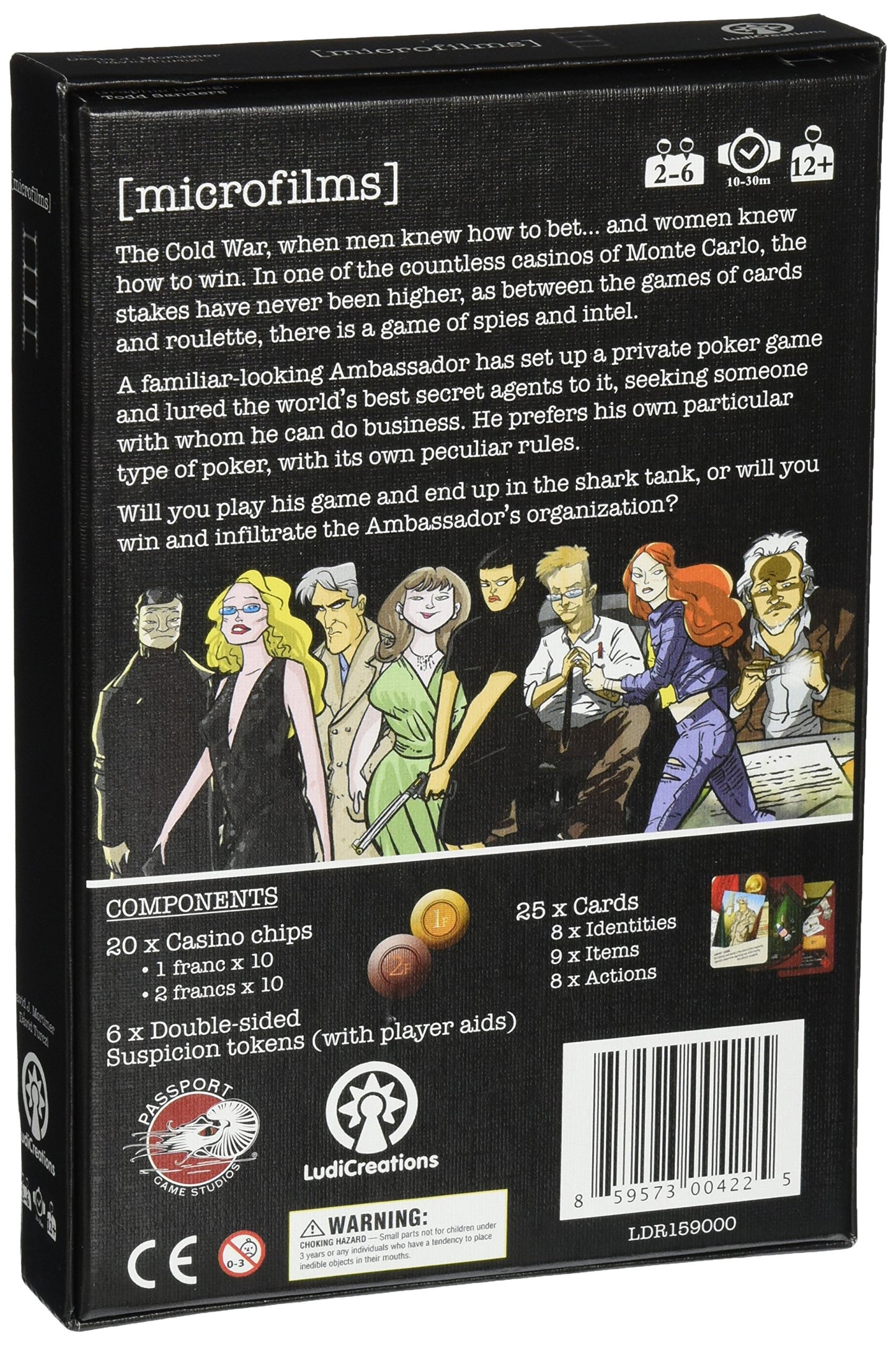 Funforge Microfilms Board Game