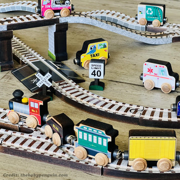 NameTrain Town Set - Made in USA