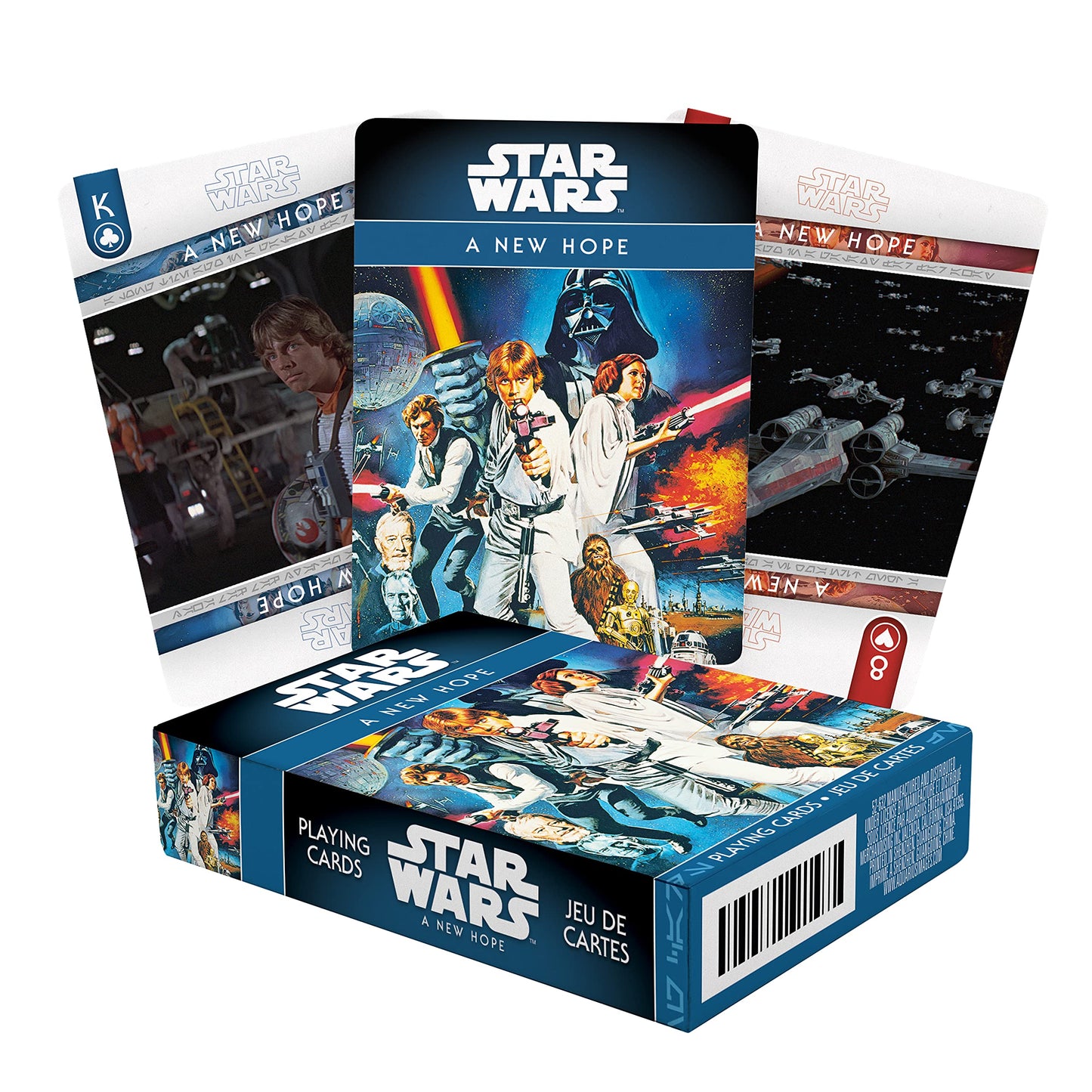 Aquarius Star Wars Playing Cards - Episode 4 - A New Hope Deck Of Cards For Your Favorite Card Games - Officially Licensed Star Wars Merchandise & Collectibles