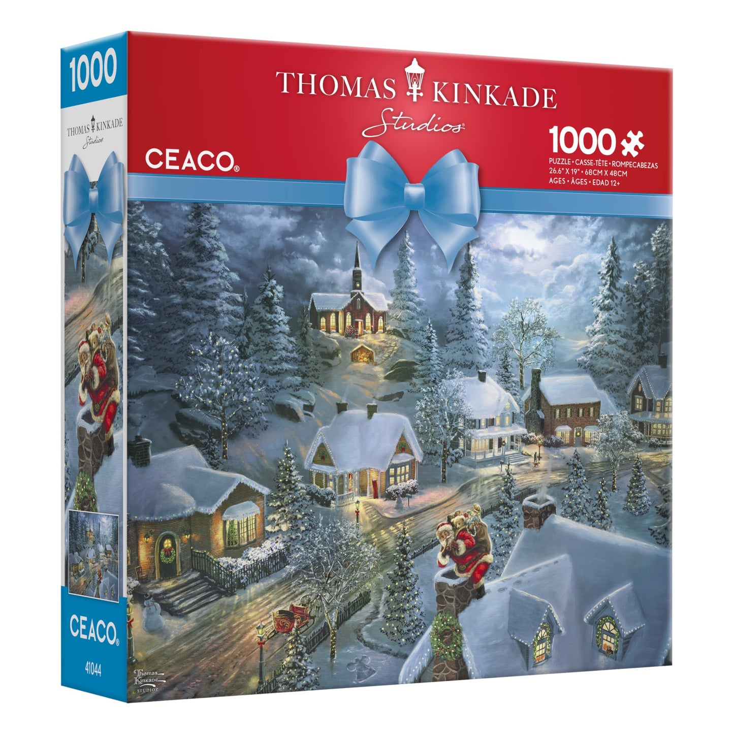 Ceaco - Thomas Kinkade - Holiday - Santa'S Silent Night - 1000 Piece Jigsaw Puzzle