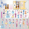 Generic Magnetic Princess Dress Up Paper Doll, Magnet Dress Up Games, Play Travel Playset Toy Magnetic Dress Up Dolls And Pretend For Girls (Joy), Medium