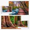 Rechiato Jigsaw Puzzles For Adults, National Parks Puzzle 2 Pack 1000 Pieces, General Sherman Tree & Wooden Long Bridge In Plitvice, Challenging Puzzle Perfect For Family Activity Game Nights Gifts