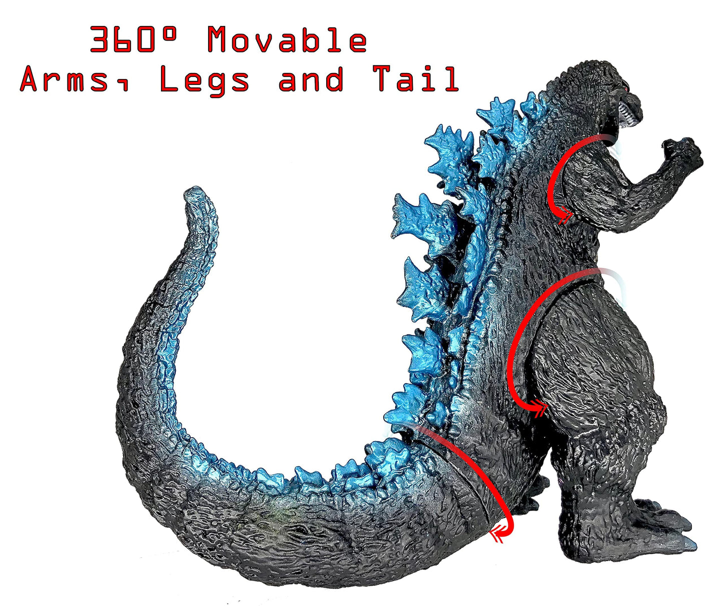 Twcare Classic 1954 65Th Anniversary Vs Heisei Era Godzilla Toy, Movie Series Movable Joints Action Figures Birthday Gift For Bo