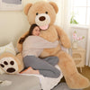 MorisMos Giant Teddy Bear Plush, 6 Feet Light Brown PP Cotton, Life Size for Gifts, Model W161_3_180