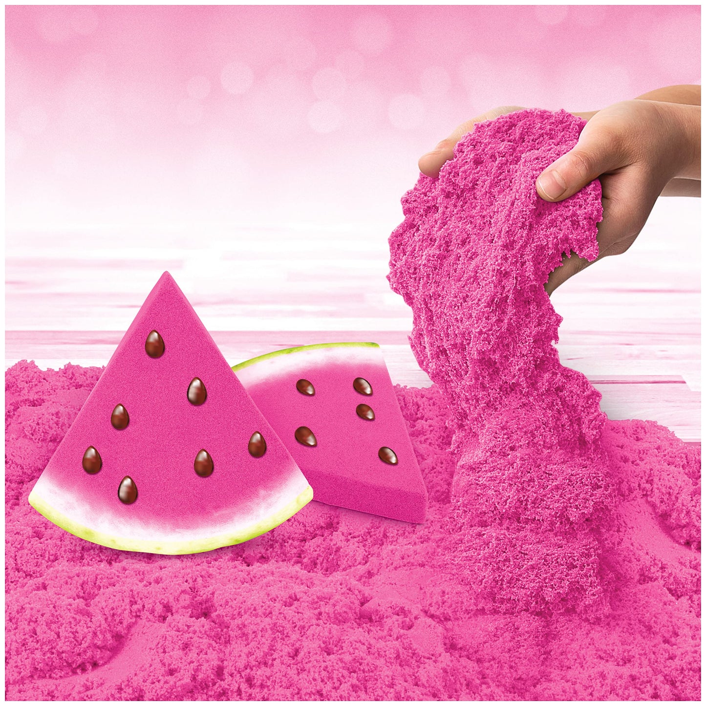 Kinetic Sand Scents, 8oz Pink Watermelon Burst Scented, for Kids Aged 3 and up