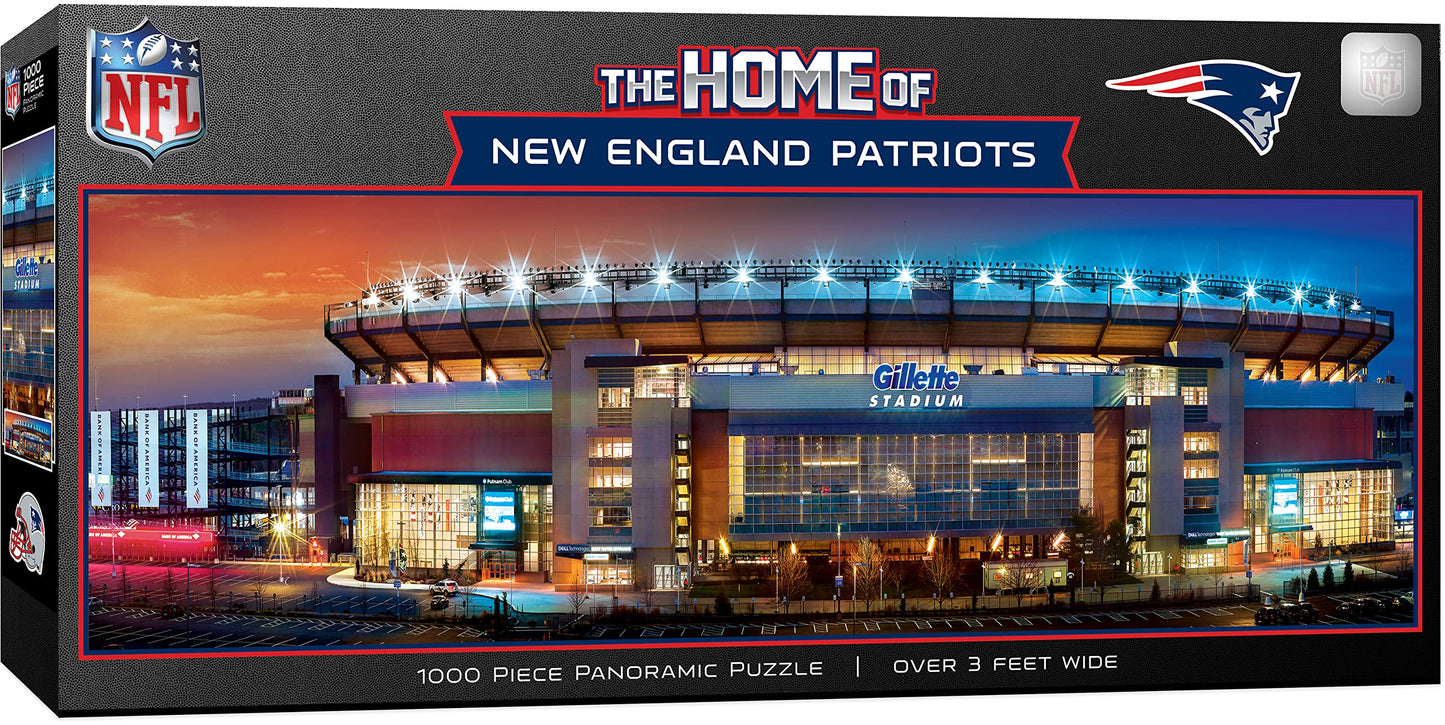 New England Patriots Panoramic 1000 Pc Stadium View