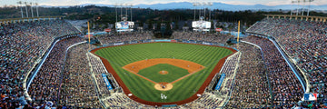MasterPieces MLB Los Angeles Dodgers Panoramic Jigsaw Puzzle, 1000 Pieces, Blue, Model 91338