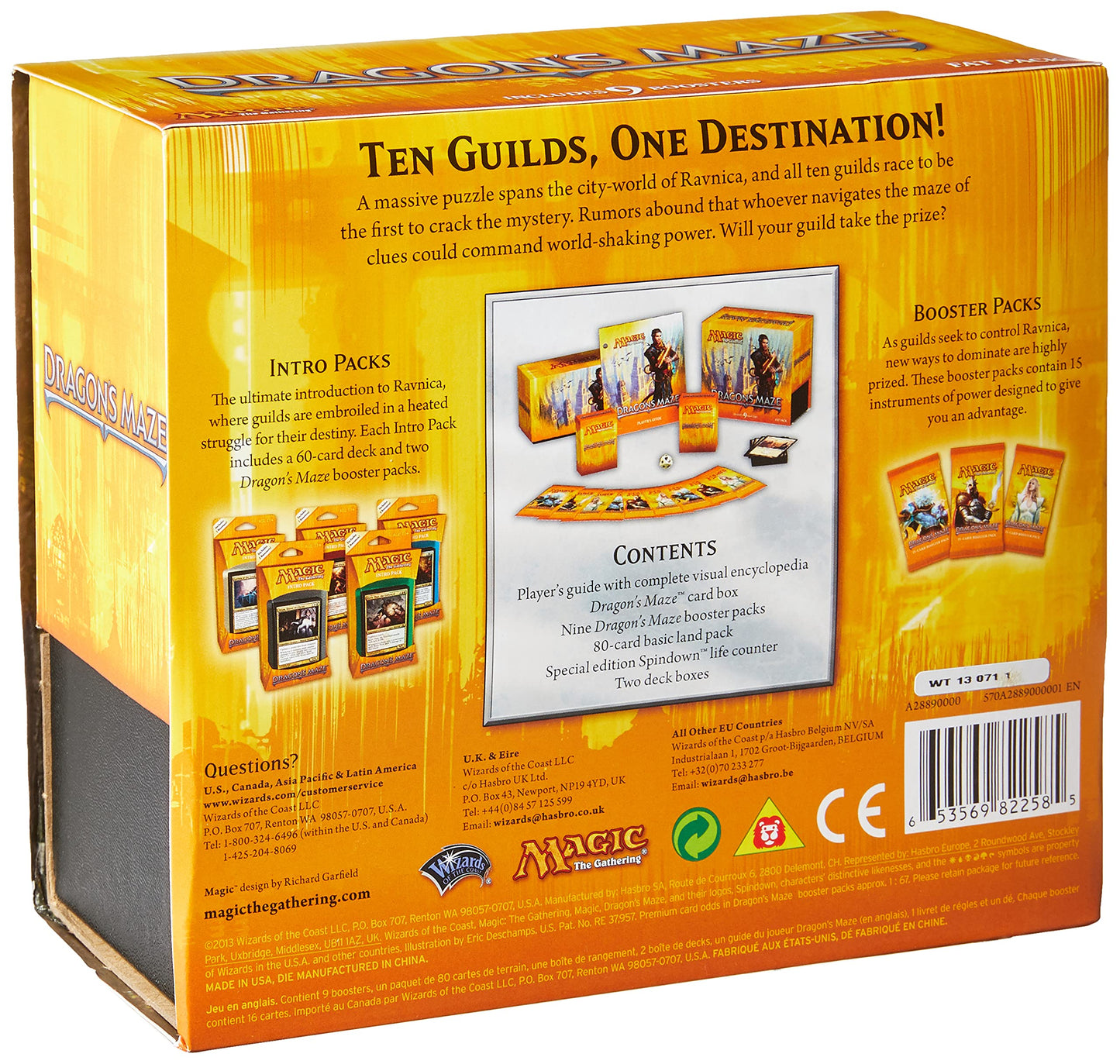 Magic The Gathering Ccg: Dragons Maze Fat Pack