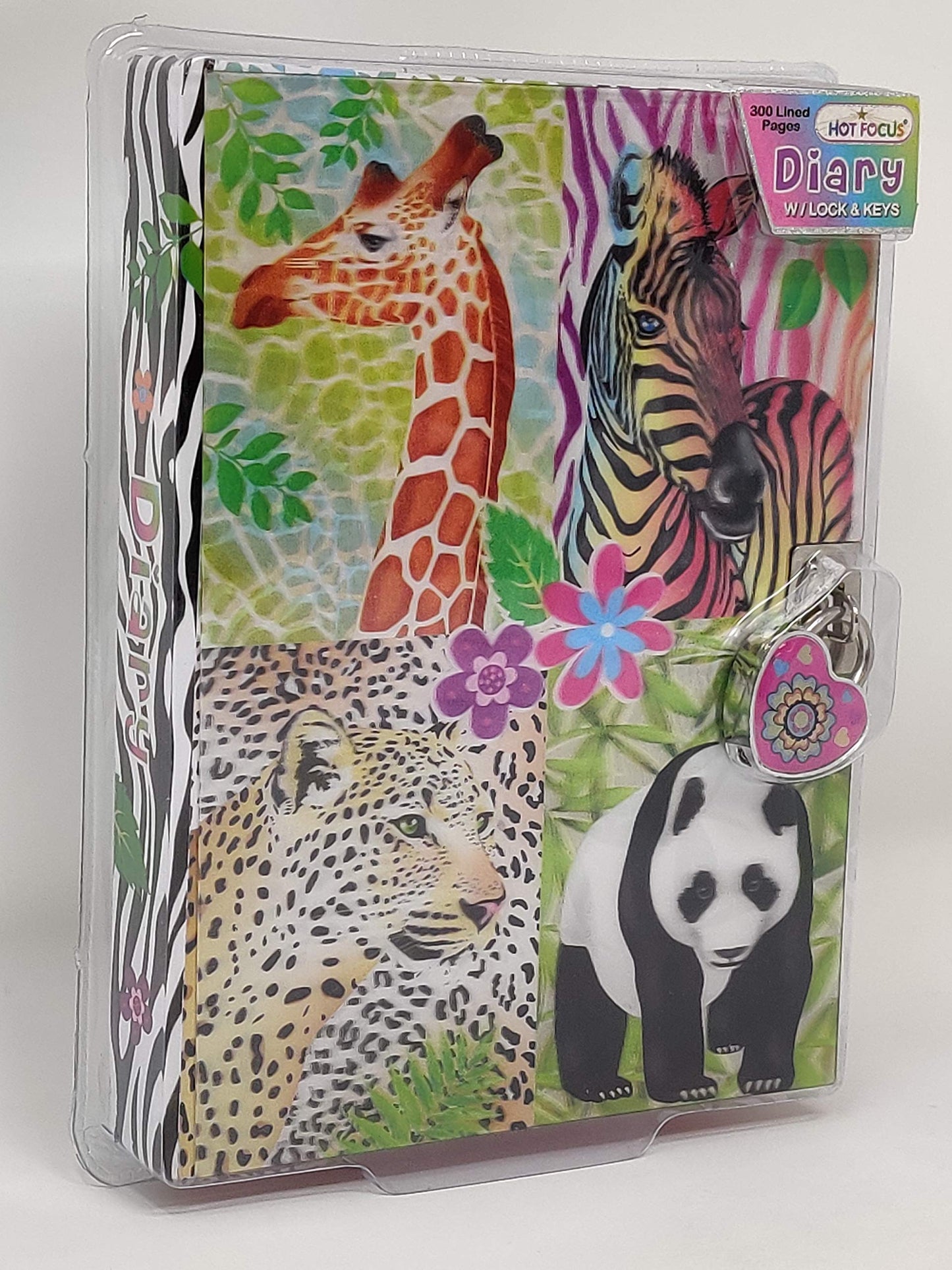 Hot Focus Magic Safari Diary With Lock In A Sealed Pvc Package