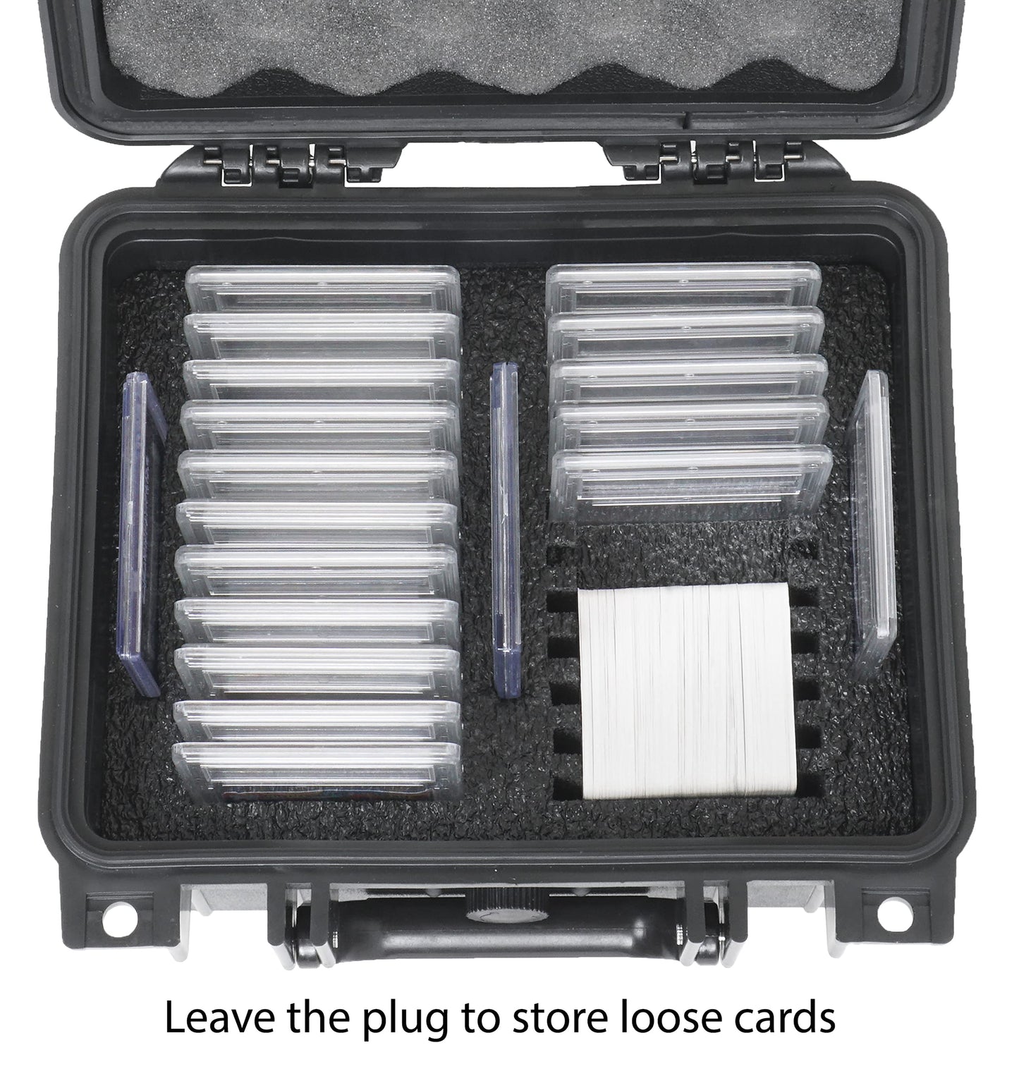Case Club 25-41 Graded Card Slab Carrying Case - Slotted Storage Fits Psa/Bgs/Fgs Graded Slabs - Sports/Trading Collector Box For Graded Cards - Travel Holder For Slabs/Sleeves/Loose Cards
