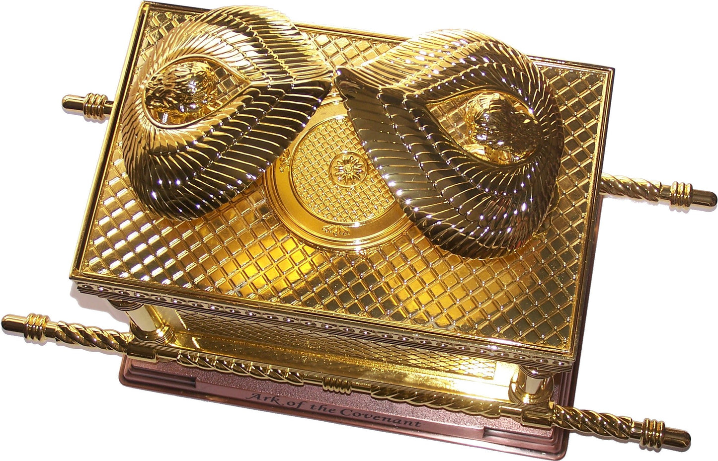 Shofars From Afar Large Ark of The Covenant - Copper Base, Gold Finish