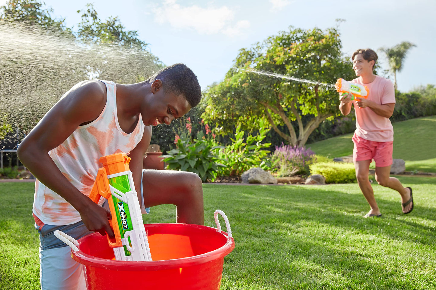 Zuru X-Shot Medium Water Blaster (2 Pack) - Fast-Fill Watergun, Fills In 1 Second!