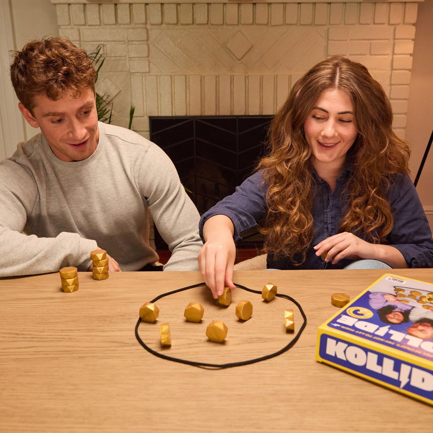 Kollide Magnetic Chess Game by WHAT DO YOU MEME? - Strategy Board Game for Kids & Adults, Easter Basket Stuffer, Blue