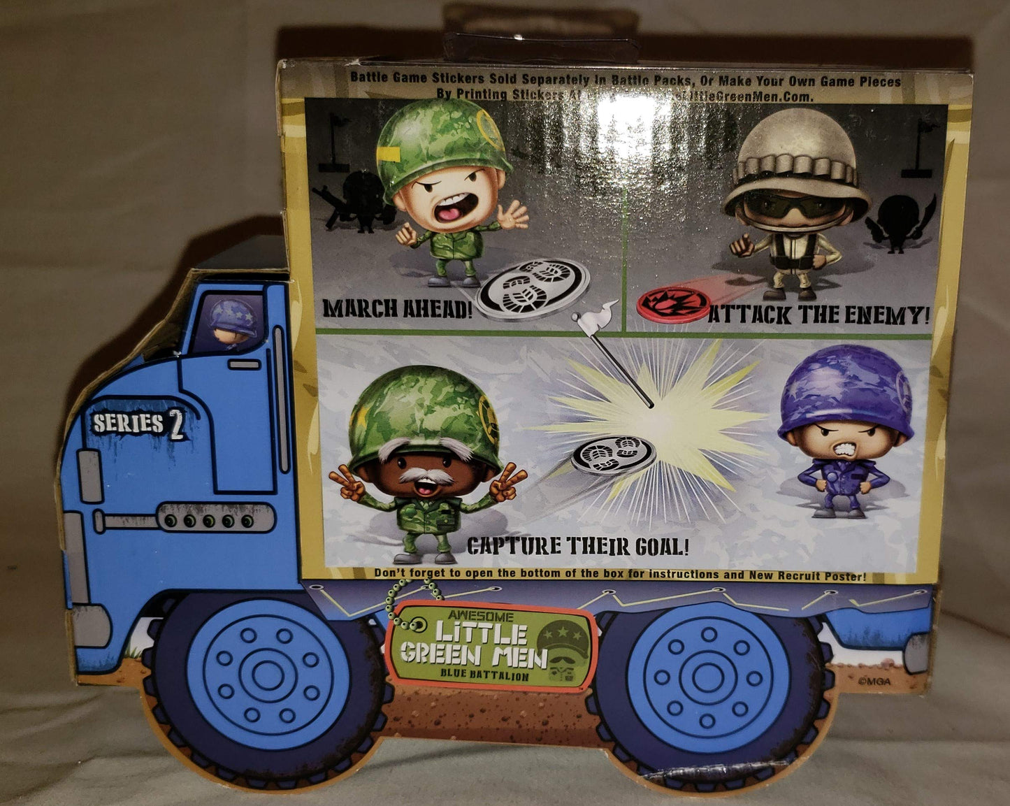Awesome Little Green Men 4 Pc Starter Pack Series 2- Blue Battalion Action Figure