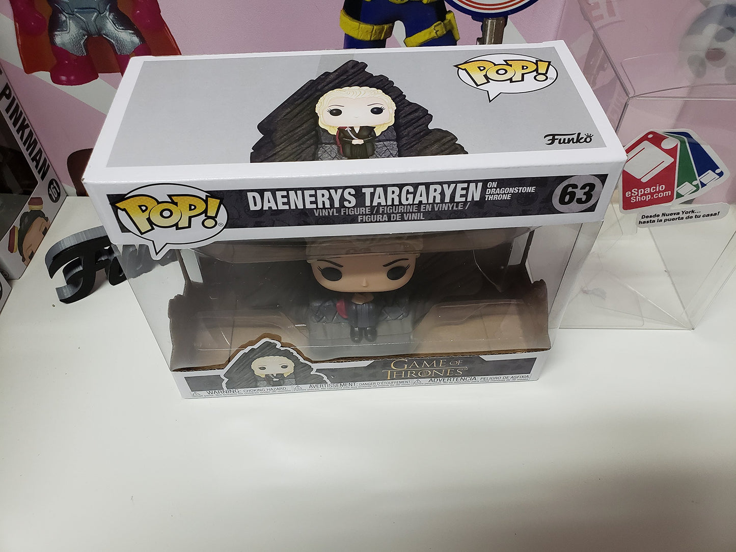 Funko Pop! Ride: Game Of Thrones Daenerys On Dragonstone Throne Collectible Figure, Multicolor
