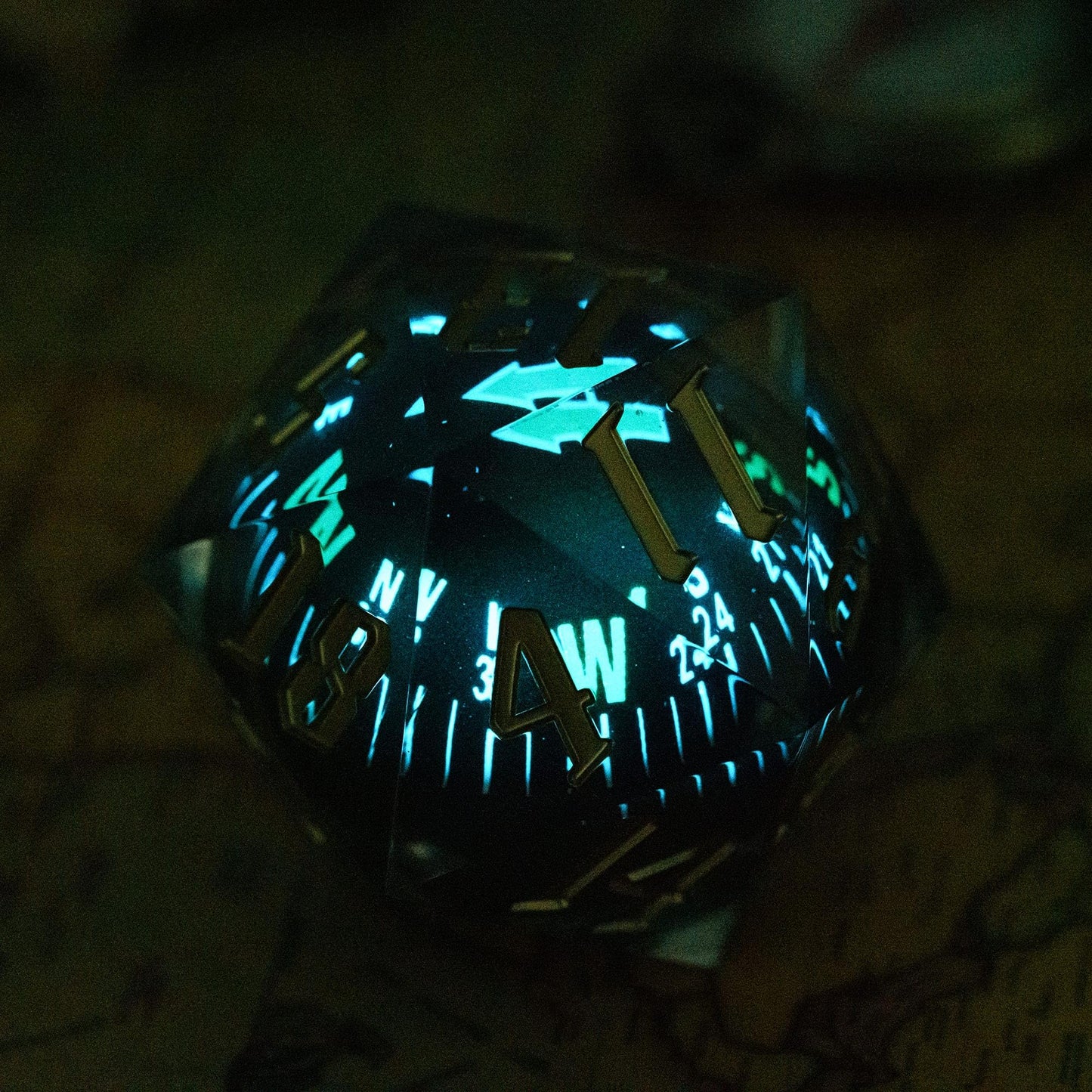 Cusdie Large D20 Dnd Dice 55Mm With Sharp Edges, D&D 20 Sided Dice, Handmade Giant D20 For Dungeons And Dragons Rpg, Table Games
