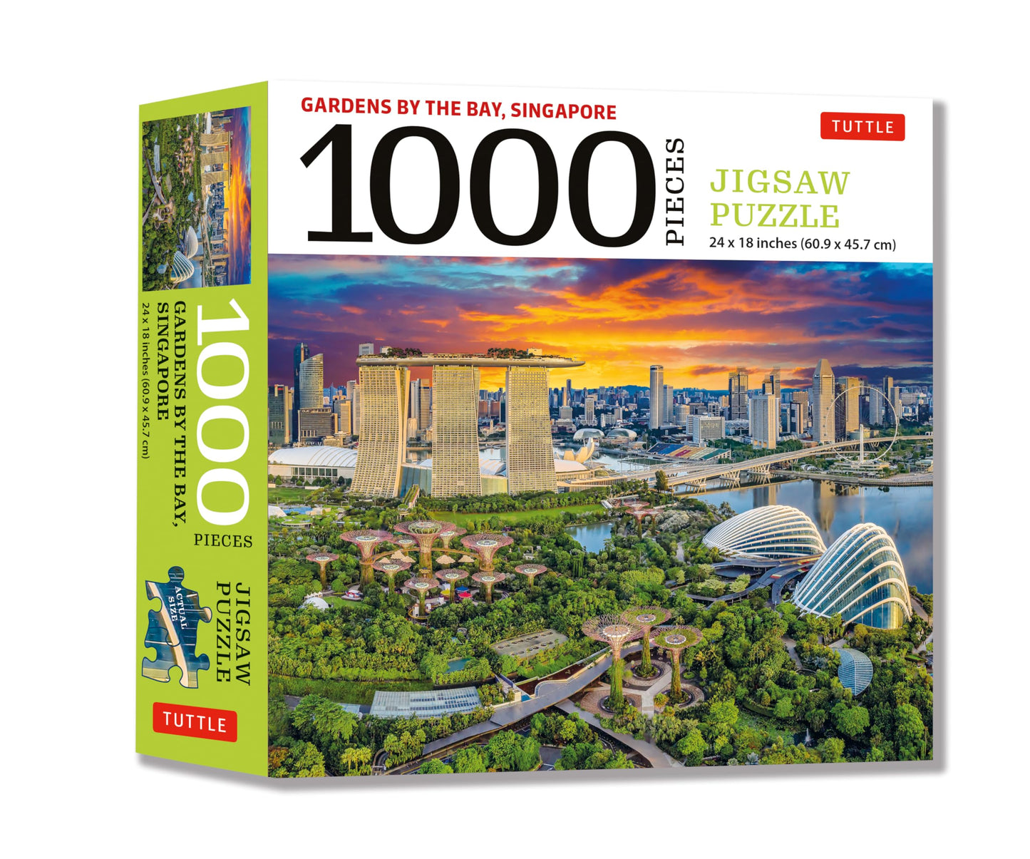 Singapores Gardens by The Bay - 1000 Piece Jigsaw Puzzle: (Finished Size 24 in X 18 in)