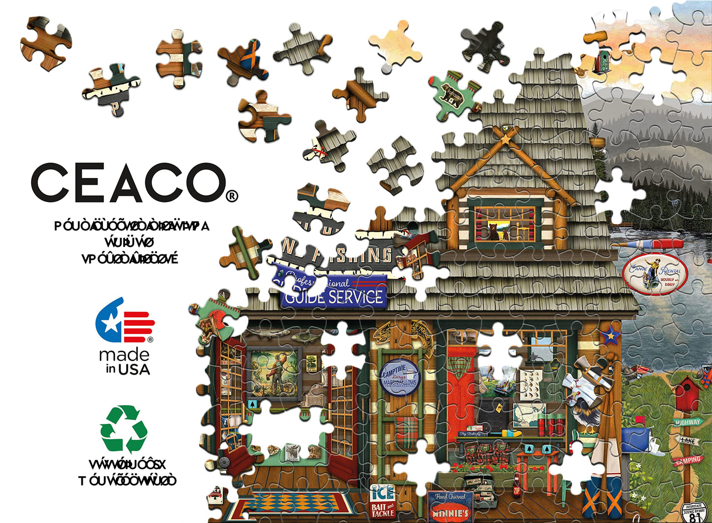 Ceaco - Frank'S Fishing Store - 750 Piece Jigsaw Puzzle