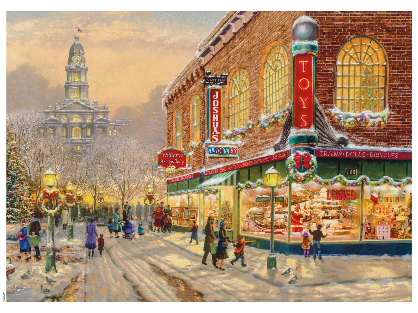 Ceaco - Thomas Kinkade - Holiday - A Christmas Wish - 1000 Piece Jigsaw Puzzle