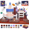 Silymoly Magnetic Blocks Space Exploration Editon Set Magnetic Building Blocks Stem Montessori Sensory Toys Age 3-5 4-8 5-7 Gift