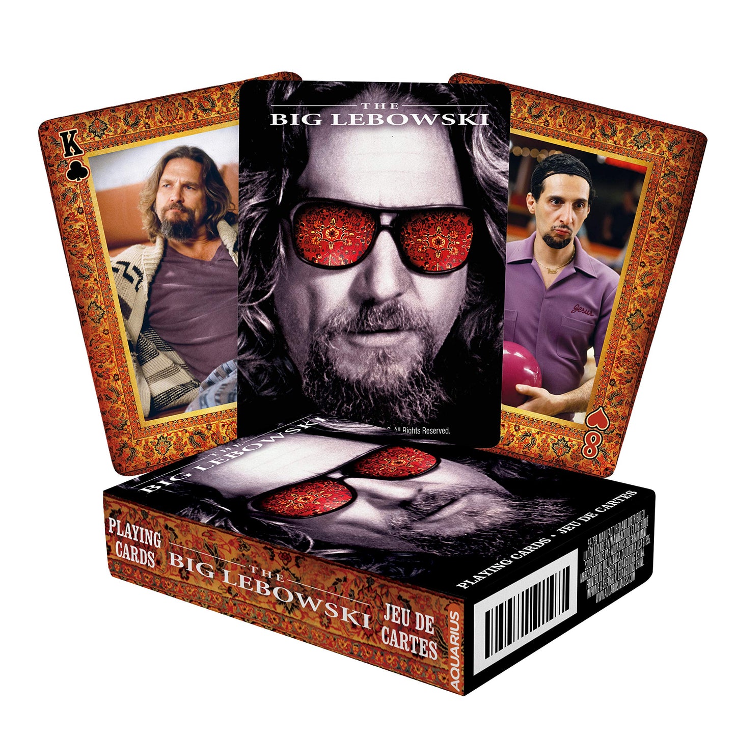 Aquarius Big Lebowski Playing Cards - The Big Lebowski Themed Deck Of Cards For Your Favorite Card Games - Officially Licensed B