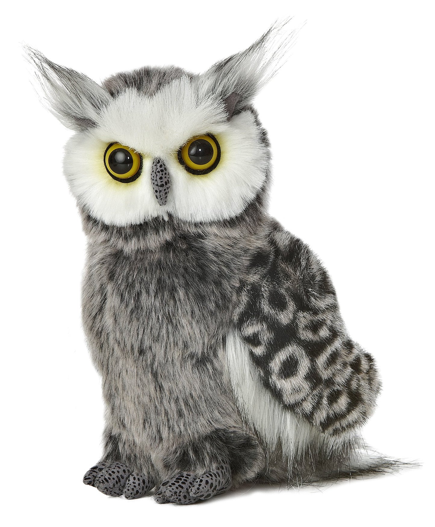 Aurora® Playful Wild Life Barney Stuffed Animal - Comforting Companion - Imaginative Play - Gray 9 Inches